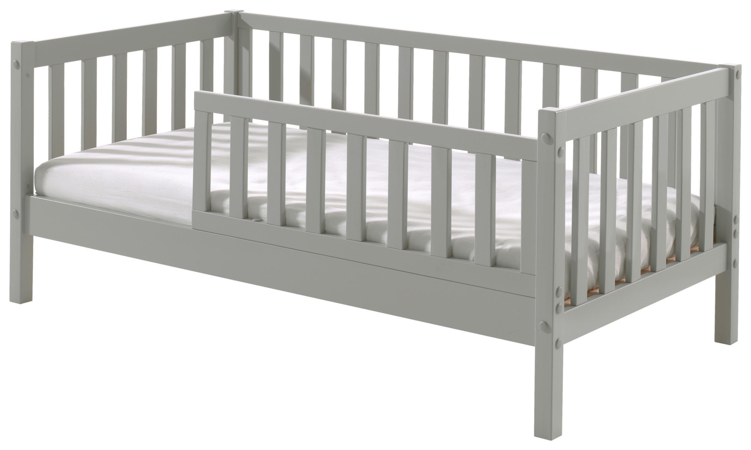 KINDER-/JUNIORBETT 70/140 cm  in Grau  - Grau, MODERN, Holz (70/140cm) - MID.YOU