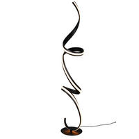 LED-STEHLEUCHTE Cisenna 31/30/180 cm  - Schwarz, Design, Metall (31/30/180cm) - Cinque