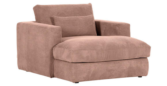 XXL-SESSEL - Schwarz/Altrosa, ROMANTIK / LANDHAUS, Kunststoff/Textil (120/67/140cm) - Landscape