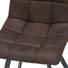 STUHL Webstoff Schwarz, Braun - Schwarz/Braun, Design, Textil/Metall (48,5 88 59cm) - Carryhome STUHL Webstoff Schwarz, Braun - Schwarz/Braun, Design, Textil/Metall (48,5 88 59cm) - Carryhome