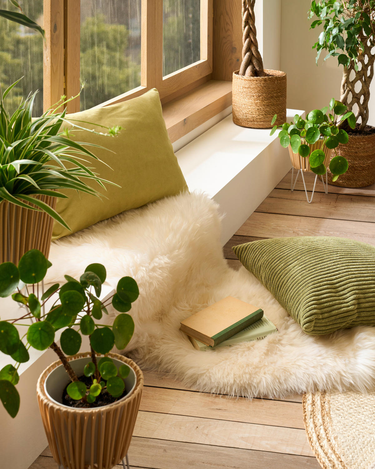GARTENSCHWINGSTUHL - Weiß, Trend, Textil (30,00/130,00/100,00cm)