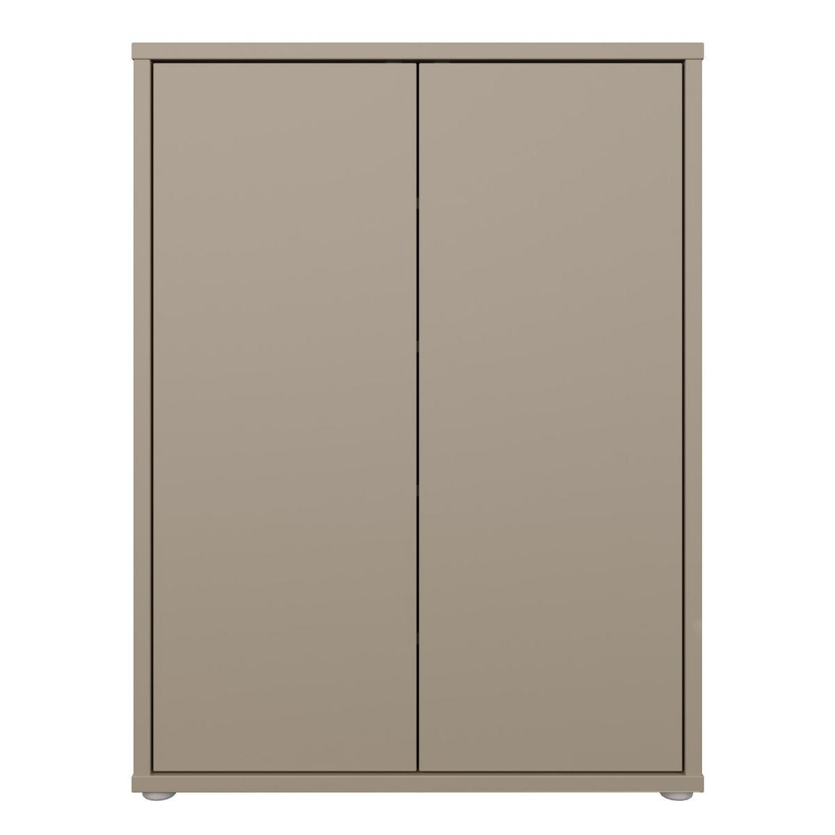 SCHUHSCHRANK Taupe  - Taupe/Grau, MODERN, Holzwerkstoff/Kunststoff (74,5/99,1/34,9cm) - Modern Living