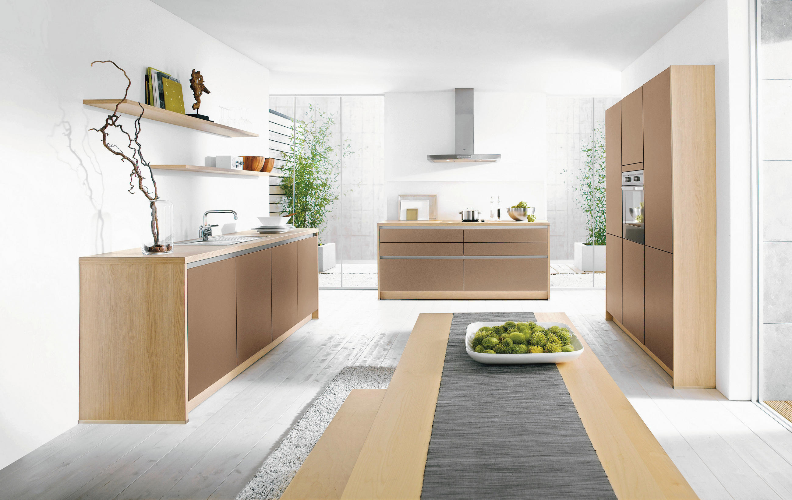 EINBAUKÜCHE   - Design, Holzwerkstoff - Novel