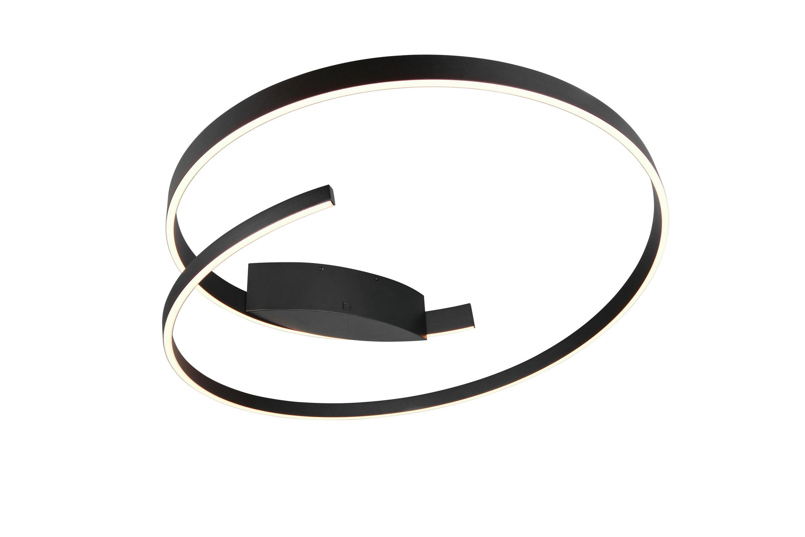 LED-DECKENLEUCHTE 75,5/25,5 cm    - Schwarz, Design, Metall (75,5/25,5cm) - Cinque