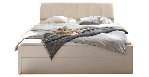 BETT 180/200 cm  in Kaschmir  - Kaschmir, KONVENTIONELL, Holzwerkstoff/Textil (180/200cm) - Carryhome