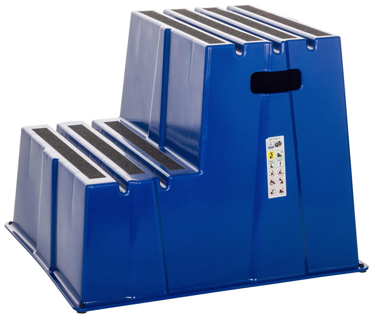 TRITTHOCKER Blau  - Blau, Basics, Kunststoff (57/51/65cm) - MID.YOU