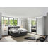 BOXSPRINGBETT Webstoff 180/200 cm INKL. Matratze - Anthrazit/Schwarz, Design, Textil (180/200cm) - Ruf