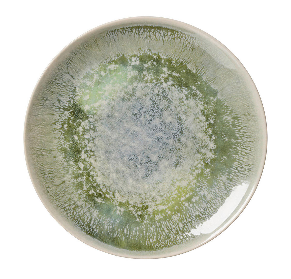 SPEISETELLER Cecina Jade    - Creme/Grün, Design, Keramik (26/26/3cm) - Ritzenhoff Breker