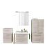 SEITENSCHRANK Pinienfarben - Chromfarben/Pinienfarben, Design, Glas/Holzwerkstoff (45/73,2/33cm) - Sadena