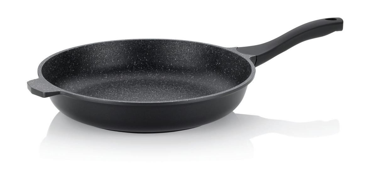 BRATPFANNE  - Schwarz, KONVENTIONELL, Metall (32/6.5cm) - Kela