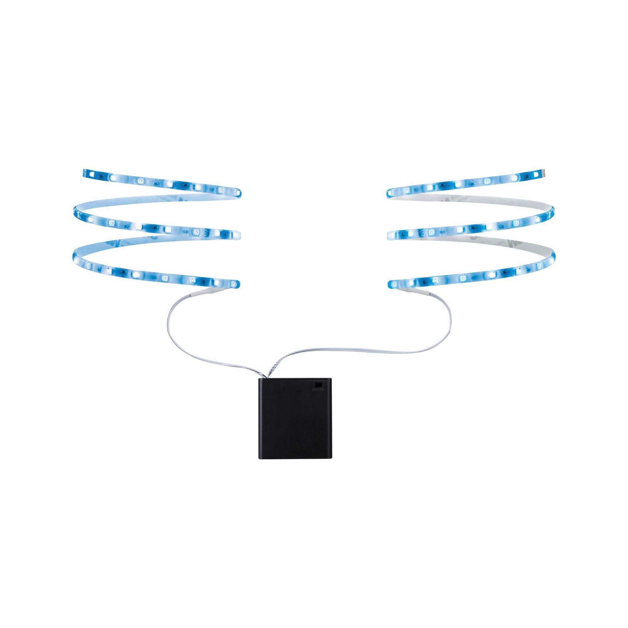 LED-STRIP 2x 80 cm   - Weiß, Basics, Kunststoff/Metall (2x 80cm) - Paulmann