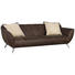 MEGASOFA in Leder Dunkelbraun - Chromfarben/Dunkelbraun, LIFESTYLE, Leder/Textil (245/83/115cm) - Landscape MEGASOFA in Leder Dunkelbraun - Chromfarben/Dunkelbraun, LIFESTYLE, Leder/Textil (245/83/115cm) - Landscape