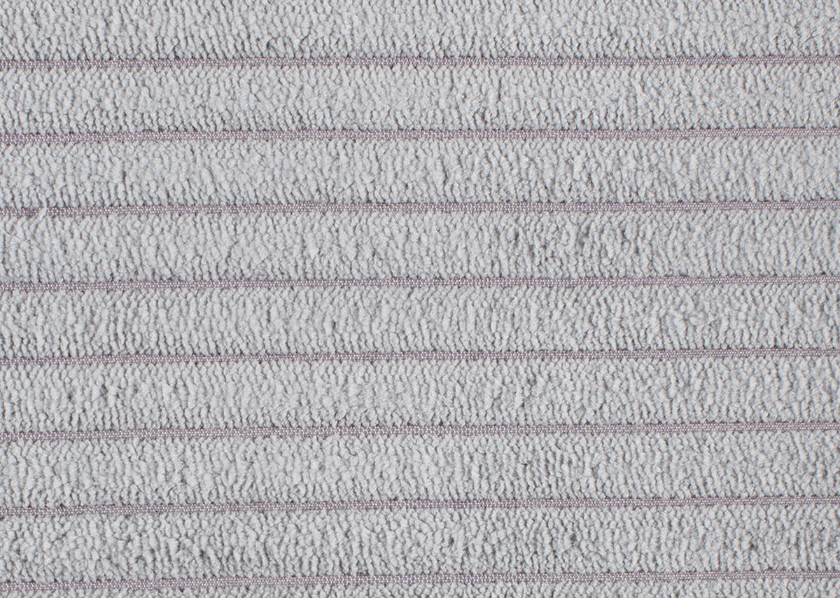 ECKSOFA in Cord, Velours Grau  - Schwarz/Grau, Design, Textil/Metall (197/291cm) - Beldomo Style