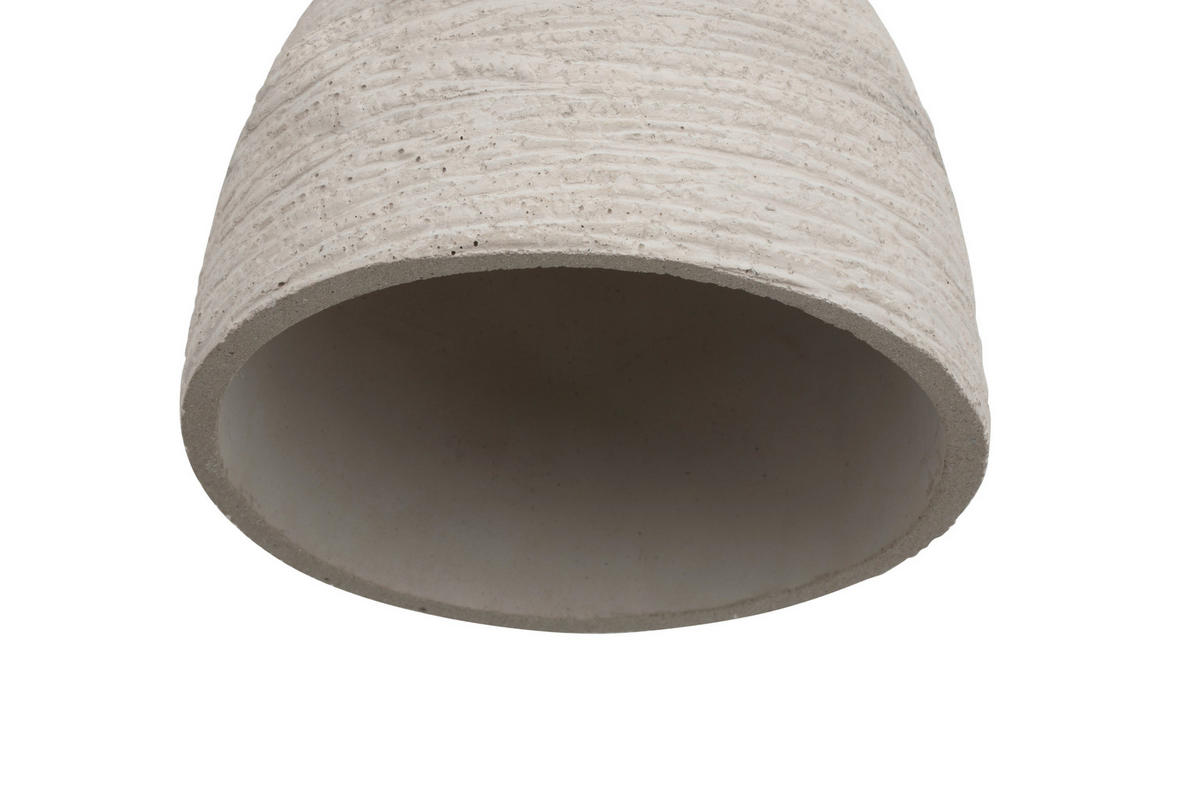 HÄNGELEUCHTE 16/120 cm   - Eichefarben/Grau, Design, Stein/Metall (16/120cm) - Collet's Monde