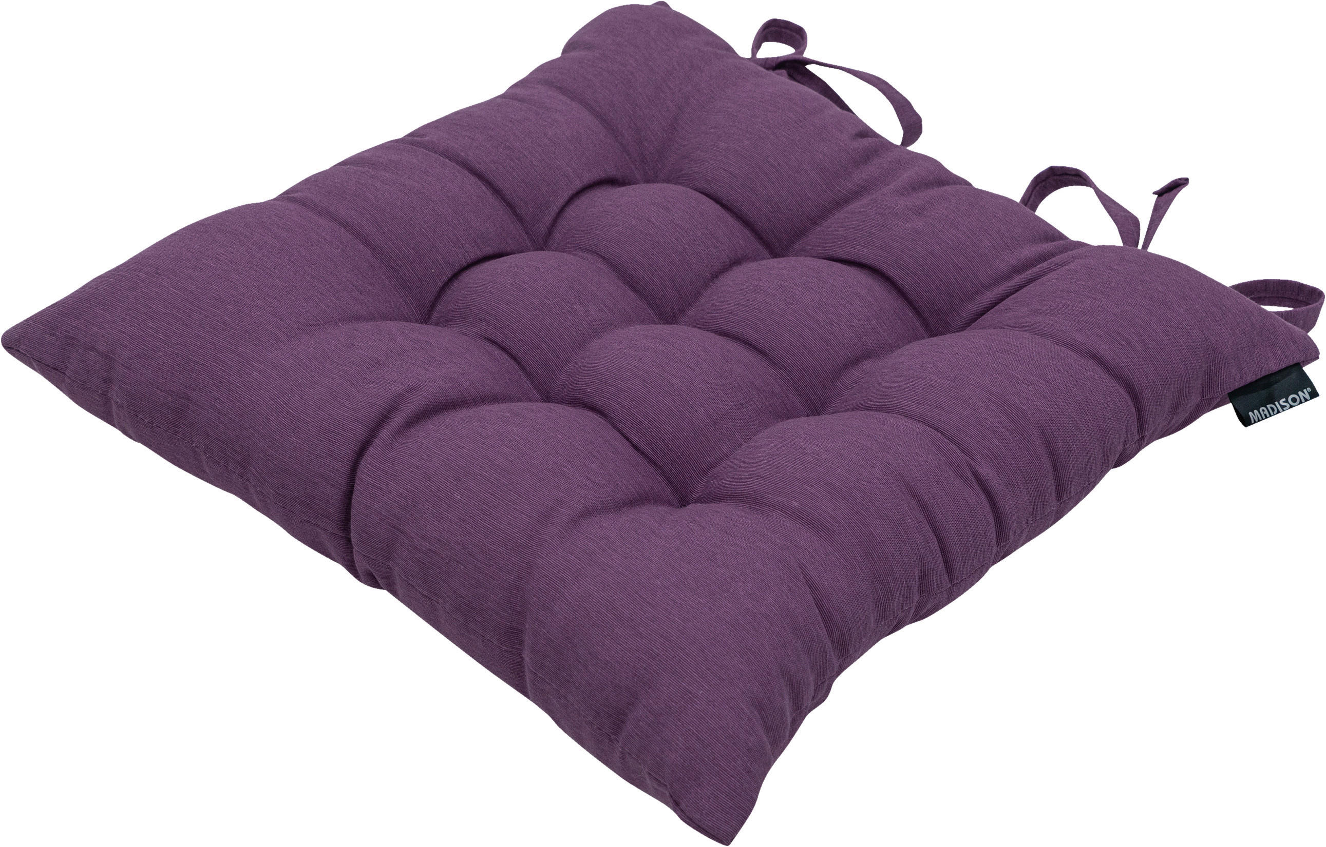 SITZKISSEN 46/46/8 cm    - Lila, Basics, Textil (46/46/8cm)