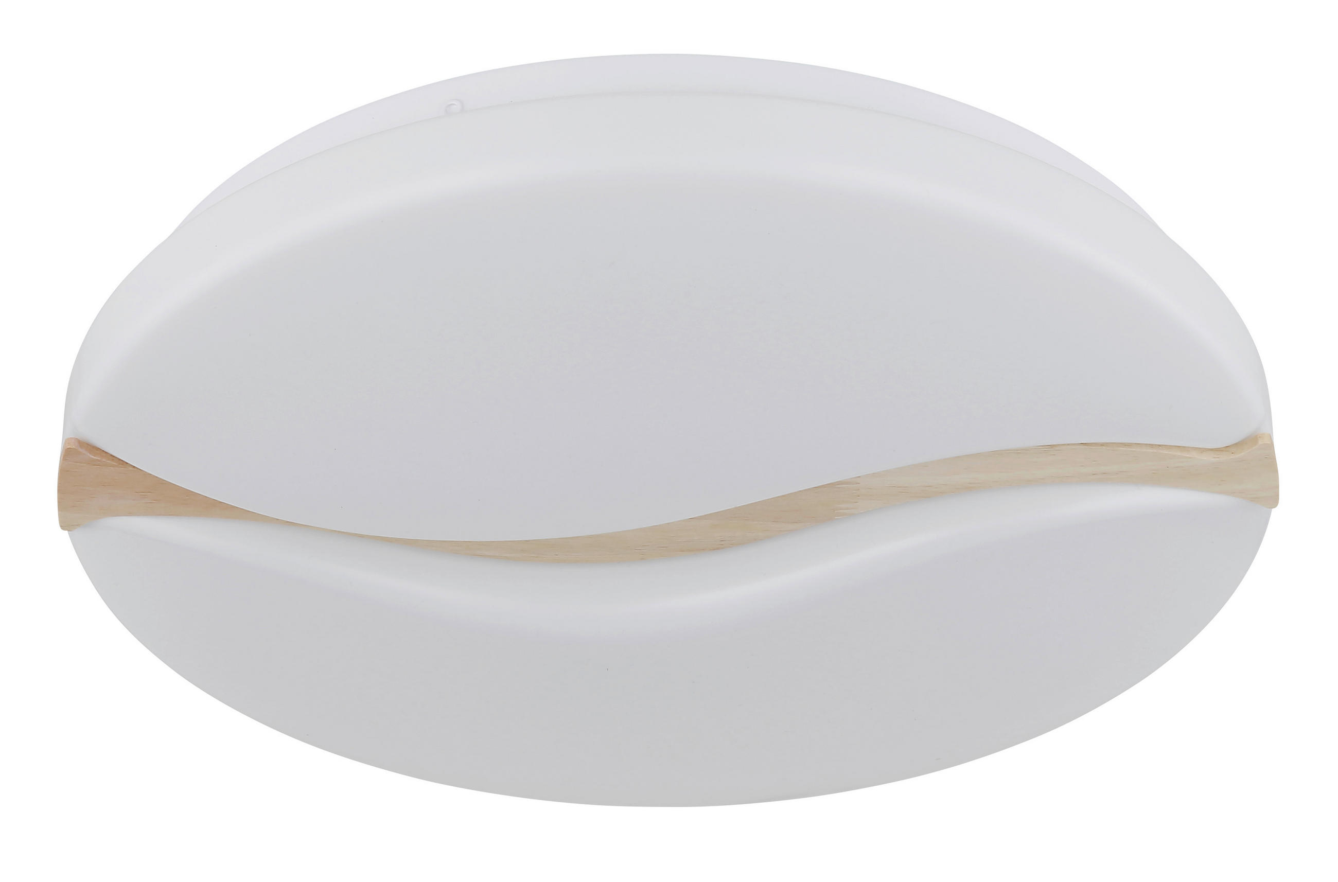 Globo Led-Deckenleuchte Leticia Braun, Weiß 8 cm