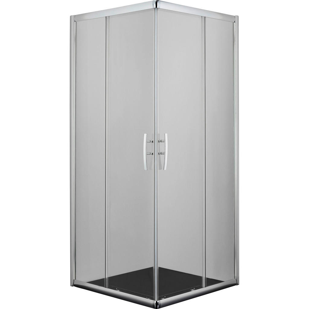 ROHOVÝ VSTUP, chrómová, 90/200/90 cm
