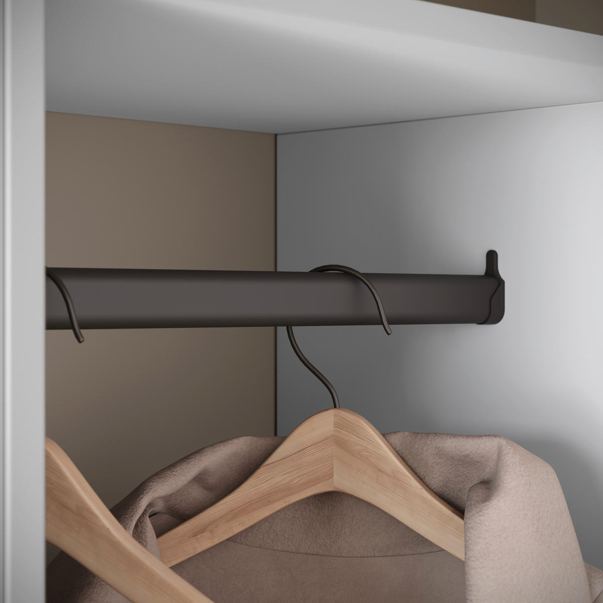 GARDEROBE  in 90/190/33 cm  - Weiss, Trend, Holzwerkstoff (90/190/33cm) - MID.YOU