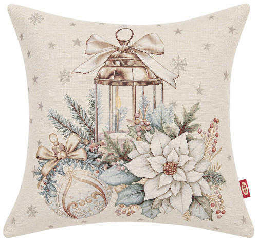 PREVLEKA ZA BLAZINO  NOEL FROST  45/45 cm       večbarvno  - večbarvno, Basics, tekstil (45/45cm) - X-Mas