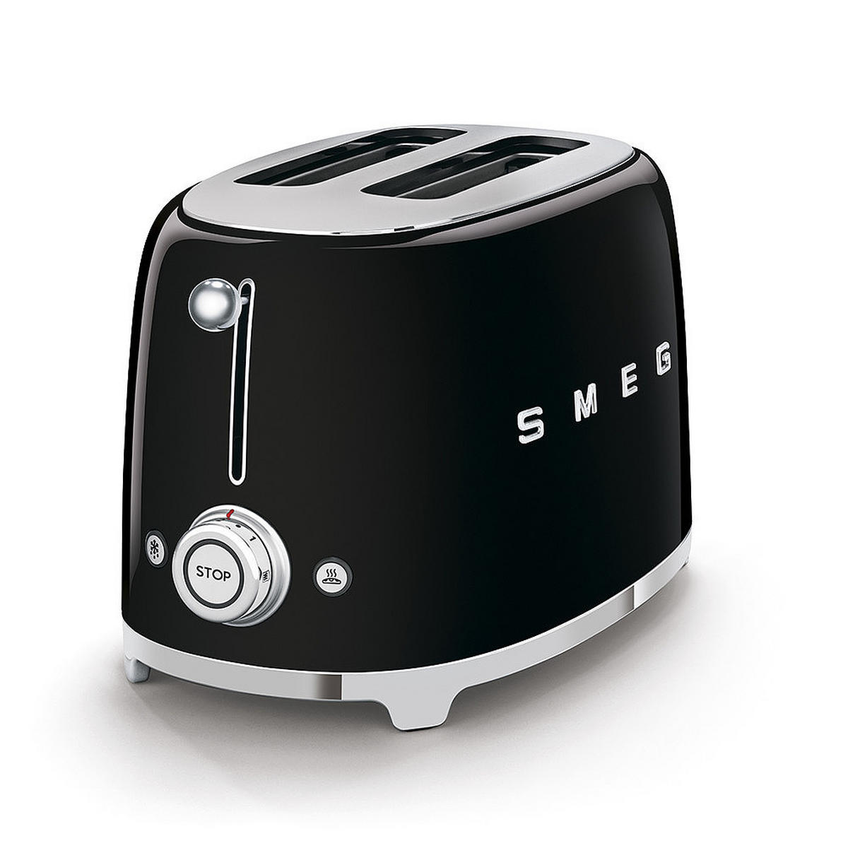 TOASTER 50`s Style  - Schwarz, Basics, Metall (31/19,8/19,5cm) - SMEG