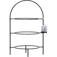ETAGERE 3-stöckig - Schwarz, Basics, Metall (23/27cm) - Ritzenhoff Breker