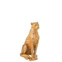 DEKOLEOPARD - Goldfarben, Basics, Kunststoff (39/25/60,5cm) - Ambia Home
