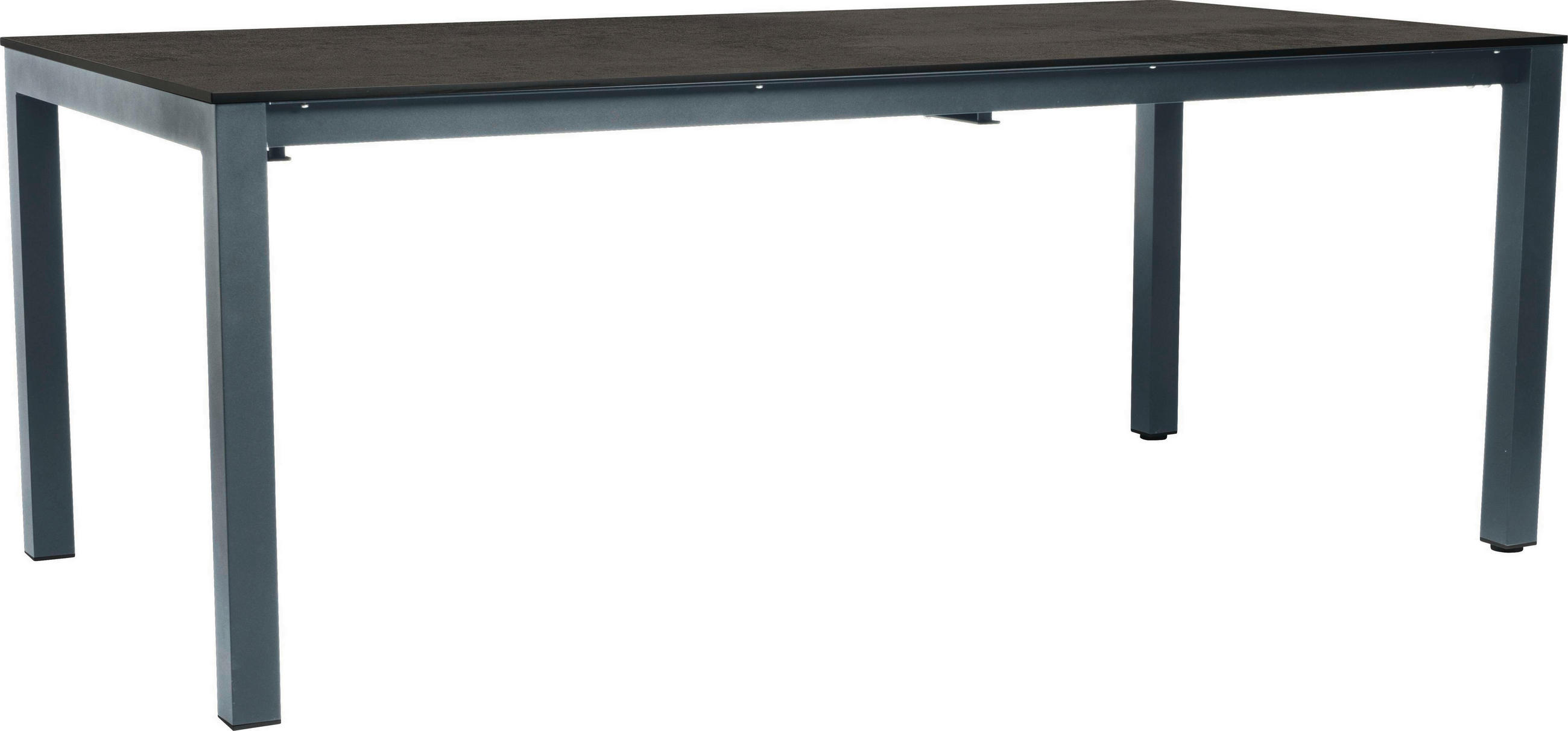 AUSZIEHTISCH 200-250/100/75 cm  Metall ausziehbar rechteckig Anthrazit  - Anthrazit, Design, Kunststoff/Metall (200-250/100/75cm) - Stern
