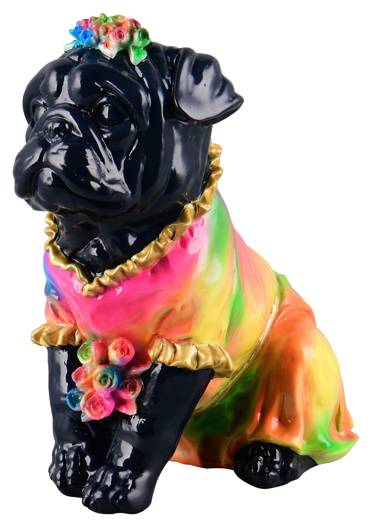 DEKOHUND - Multicolor/Schwarz, Design, Kunststoff (21/22/14cm)