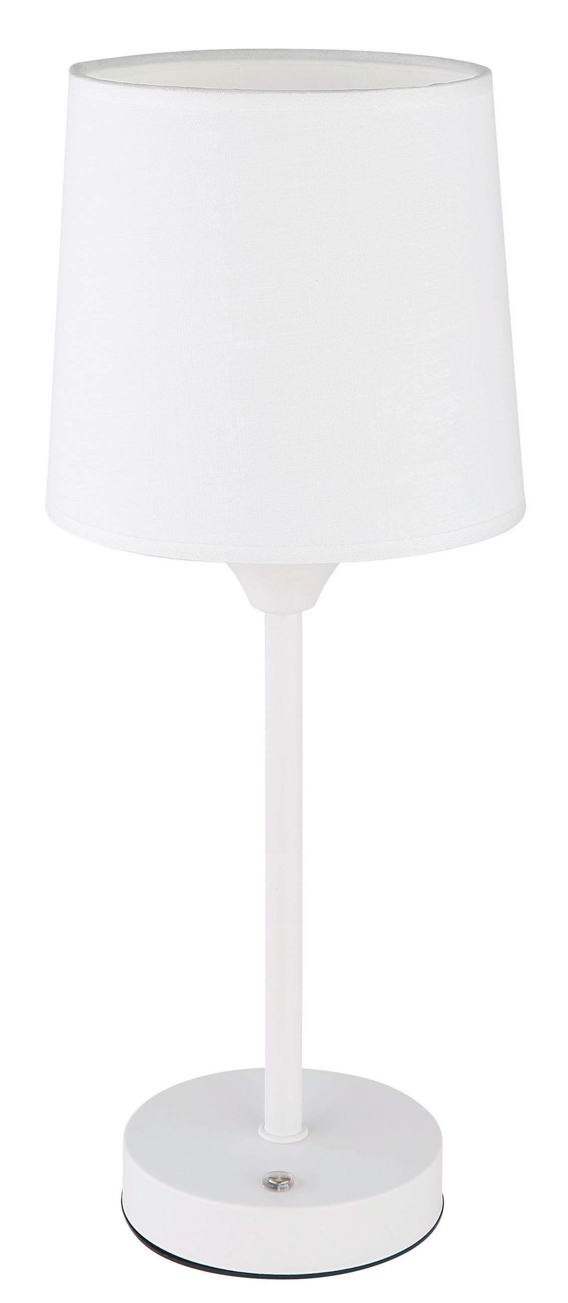 PORTABEL LAMPA 14/35 cm   - vit, Klassisk, metall/textil (14/35cm) - Globo