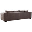 BIGSOFA Flachgewebe Braun  - Beige/Braun, KONVENTIONELL, Holz/Textil (287/69/108cm) - Cantus
