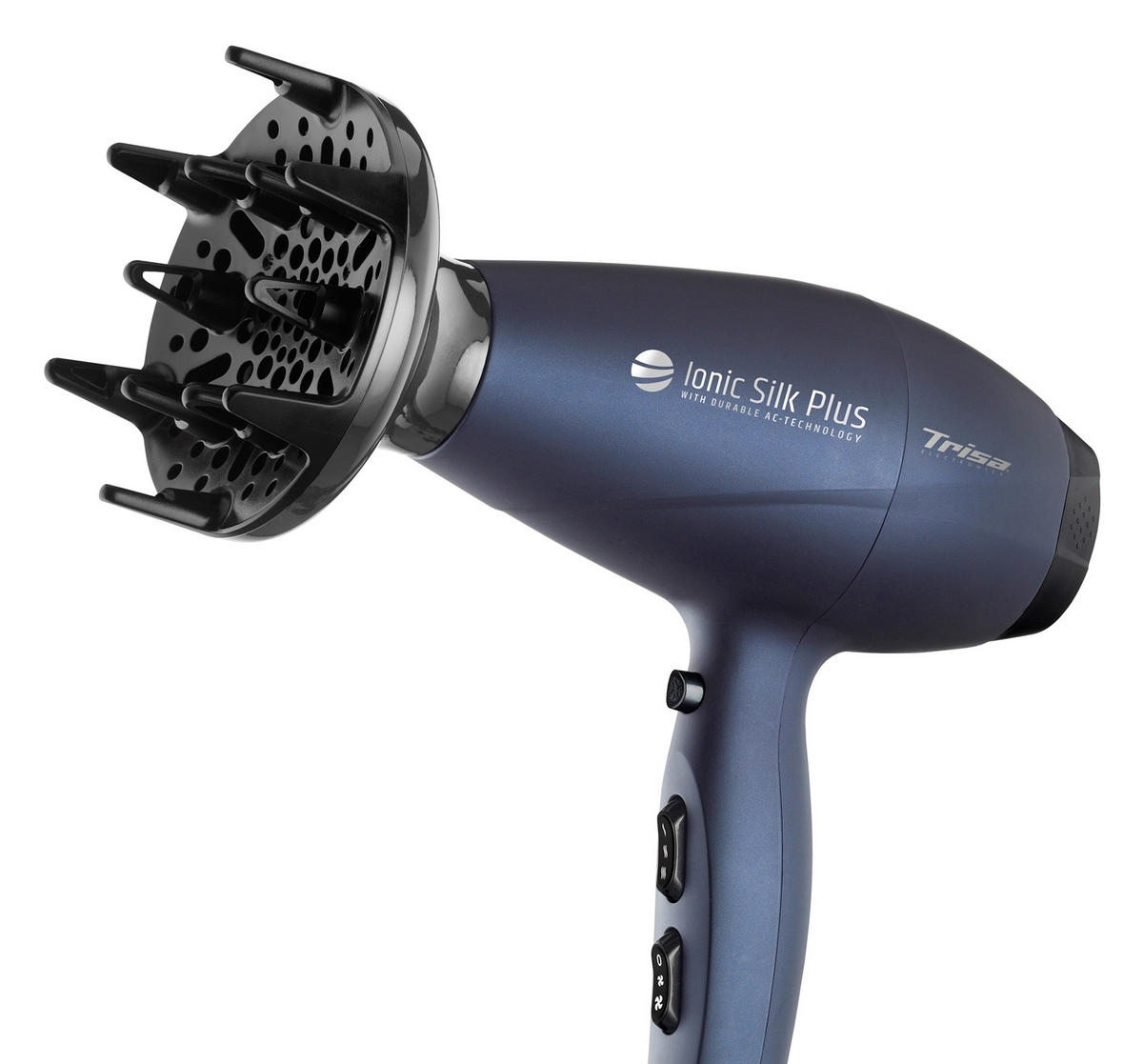 HAARTROCKNER Haartrockner  - Dunkelblau, Basics, Kunststoff (9/18,5/24cm) - Trisa Electronics