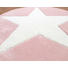 KINDERTEPPICH Rosa, Weiß - Rosa/Weiß, Basics, Textil (160cm)