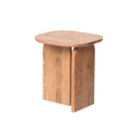 BEISTELLTISCH 45/50/40 cm Akazie vollmassiv Naturfarben quadratisch  - Naturfarben, KONVENTIONELL, Holz (45/50/40cm) - Livetastic