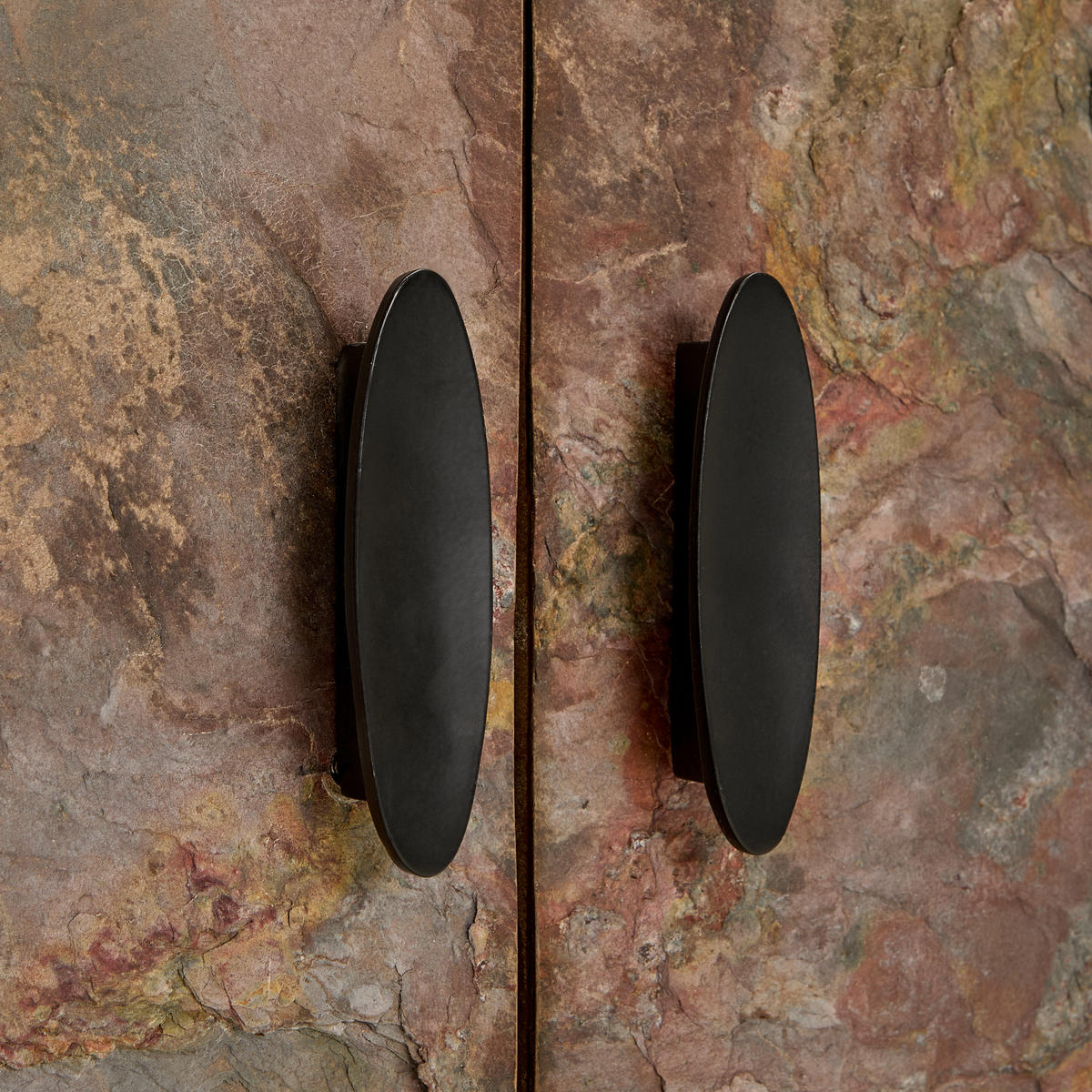 Tallinn Kommode Bissau  in 85/100/40 cm  - Goldfarben/Naturfarben, Natur, Holz/Metall (85/100/40cm) - Livetastic