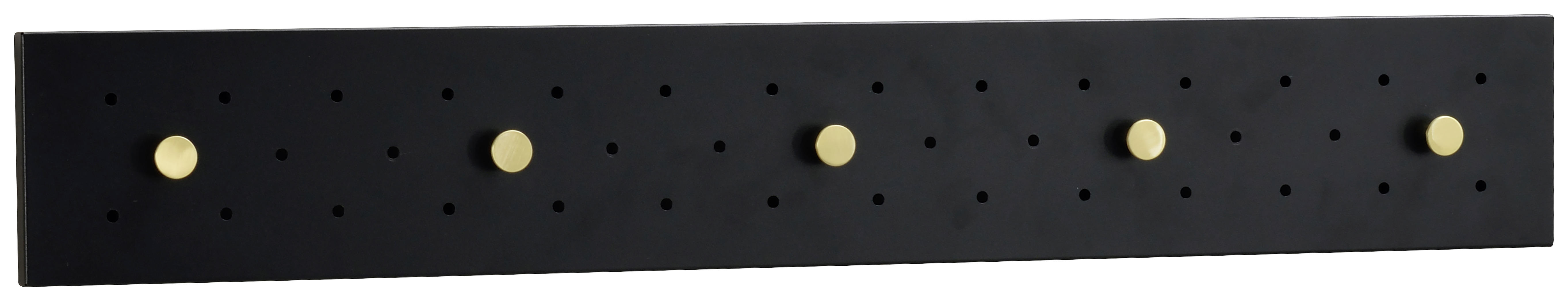 KROKLIST 80/12/1,6 cm  - svart/guldfärgad, Klassisk, metall (80/12/1,6cm) - Rowico