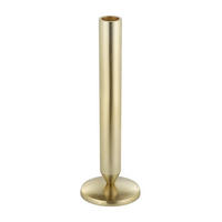STABKERZENHALTER - Messingfarben, LIFESTYLE, Metall (8/23cm)