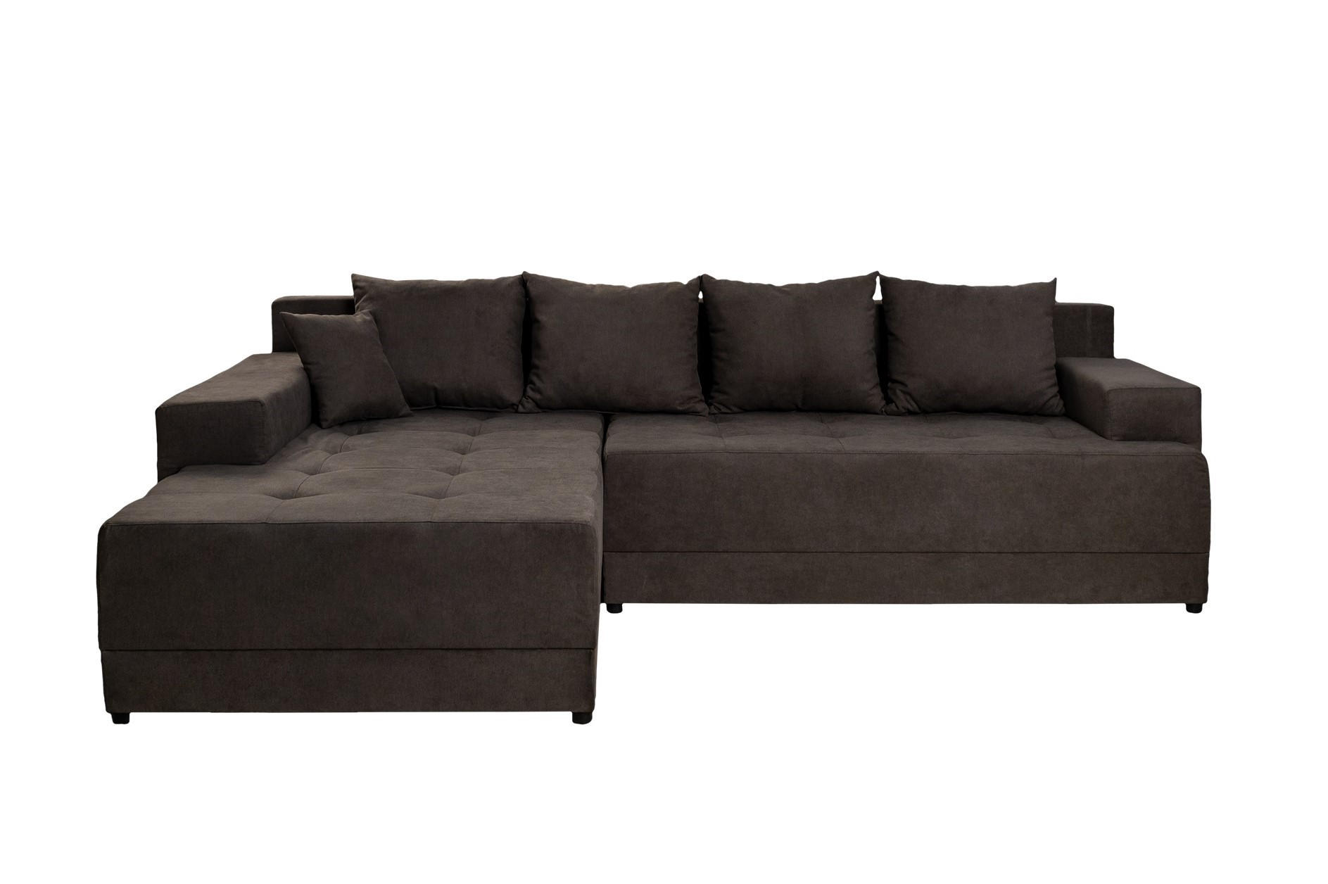 UGAONA GARNITURA siva  - siva/crna, Moderno, tekstil/plastika (271/85/173cm) - Xora