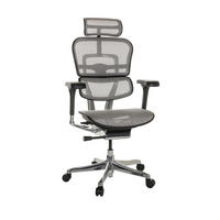 SNURRSTOL  i nät ljusgrå  - ljusgrå/silver, Basics, metall/textil (69/119-144/65cm) - MID.YOU