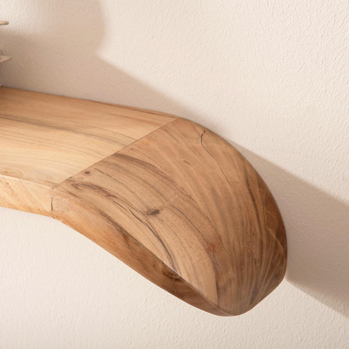 WANDBOARD80/36/20 cm Braun  - Braun, Design, Holz (80/36/20cm) - Livetastic