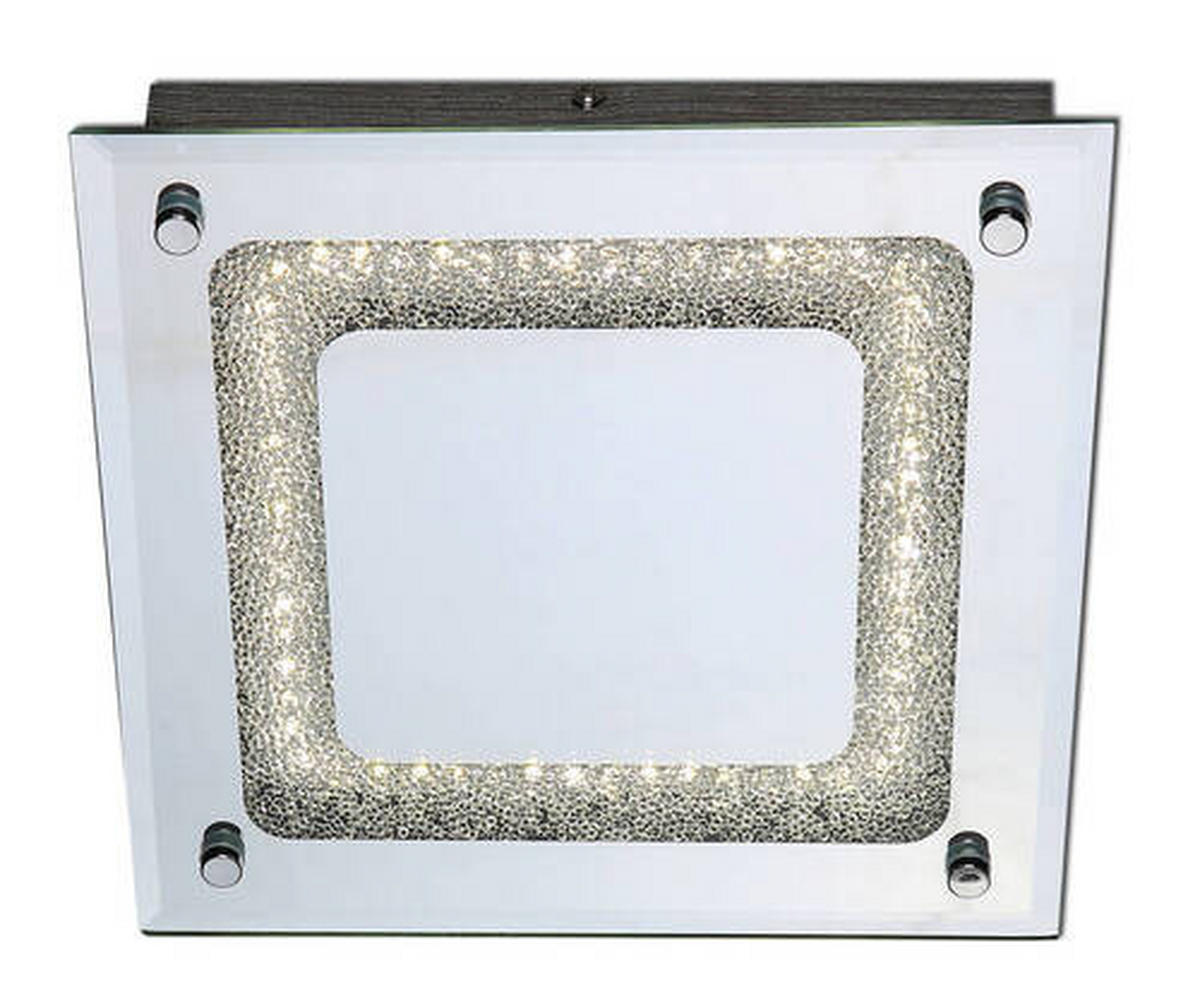 LED-DECKENLEUCHTE Thun 24 cm  - Opal/Weiß, Basics, Glas/Metall (24cm) - Näve