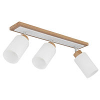 STRAHLER Rowena 59,9/10,3/22 cm  - Chromfarben/Opal, Design, Glas/Holz (59,9/10,3/22cm) - Globo
