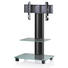 TV-RACK Schwarz - Schwarz, KONVENTIONELL, Glas/Metall (60/100/44cm) TV-RACK Schwarz - Schwarz, KONVENTIONELL, Glas/Metall (60/100/44cm)
