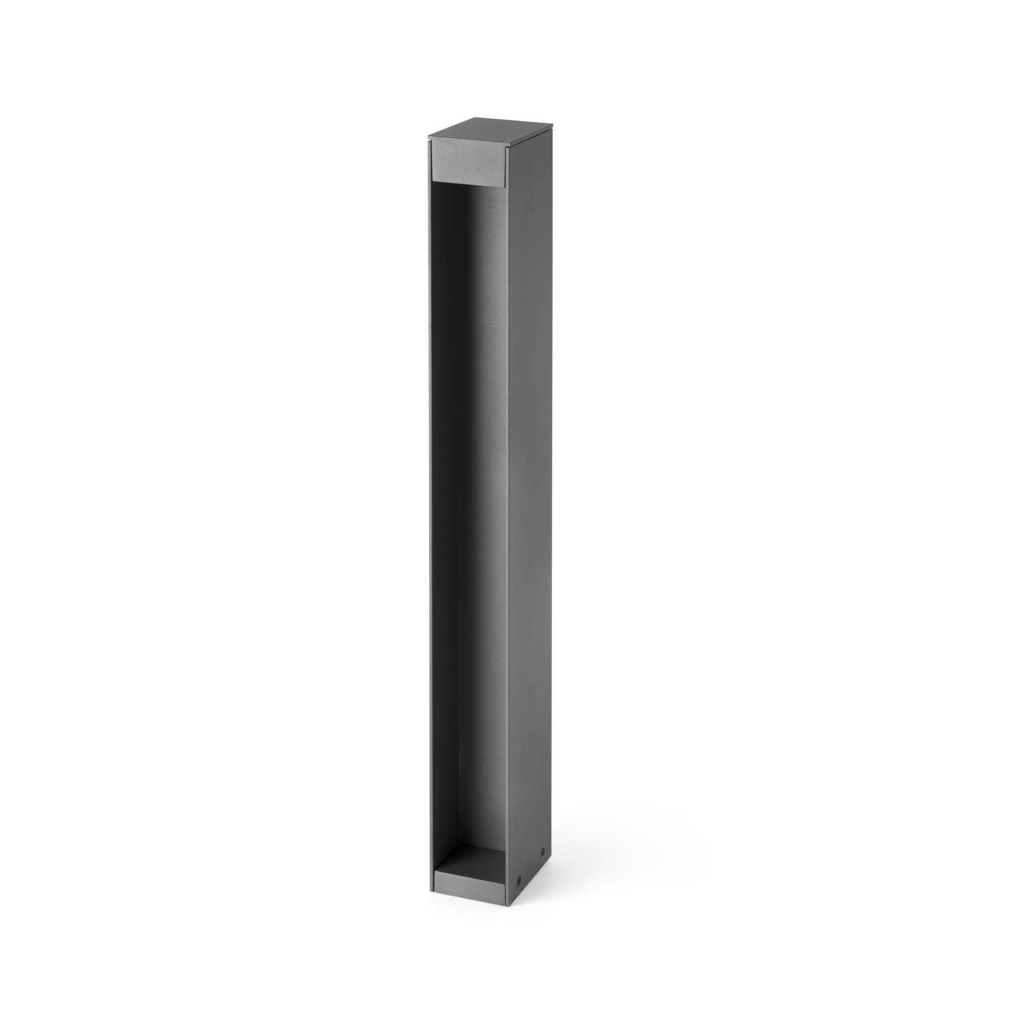 Faro Barcelona Pollerleuchte Dunkelgrau 9x60x6.6 cm