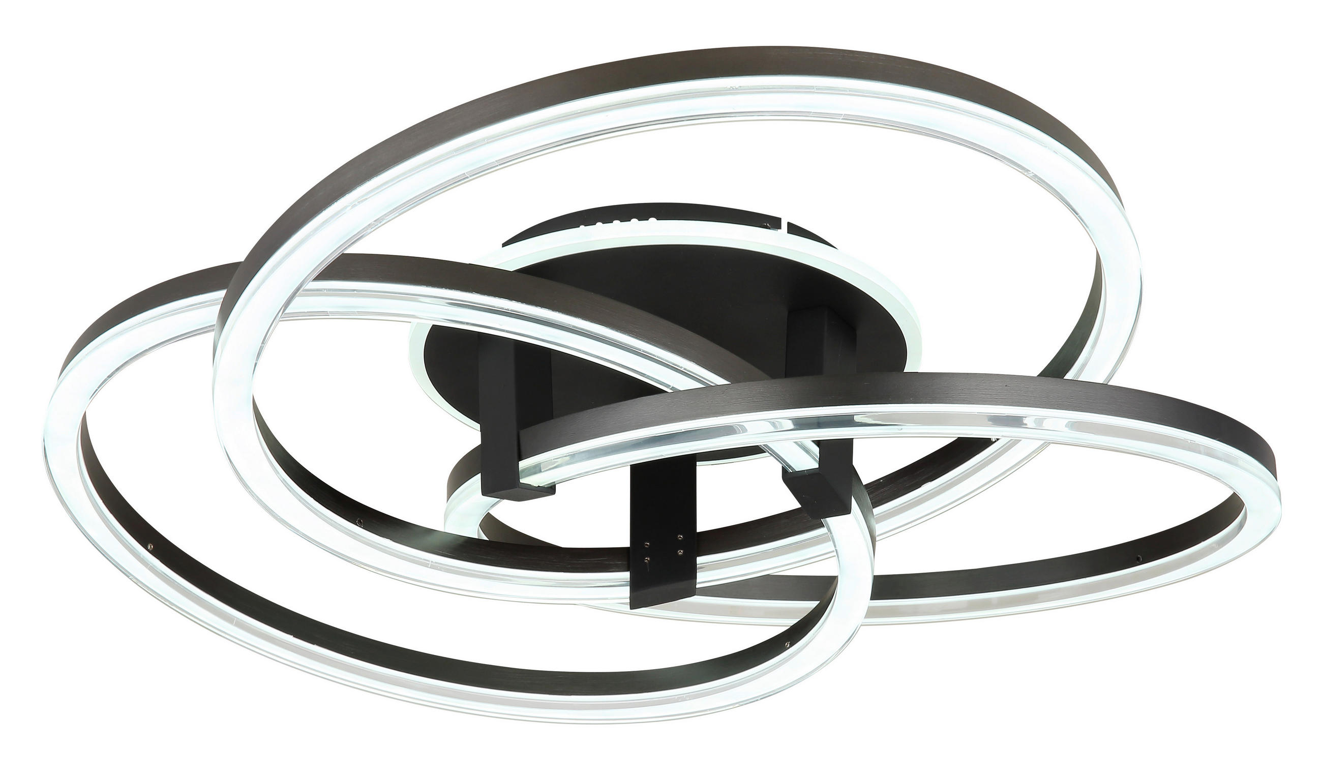 LED-DECKENLEUCHTE  78/25 cm    - Klar/Weiss, Design, Kunststoff/Metall (78/25cm) - Globo