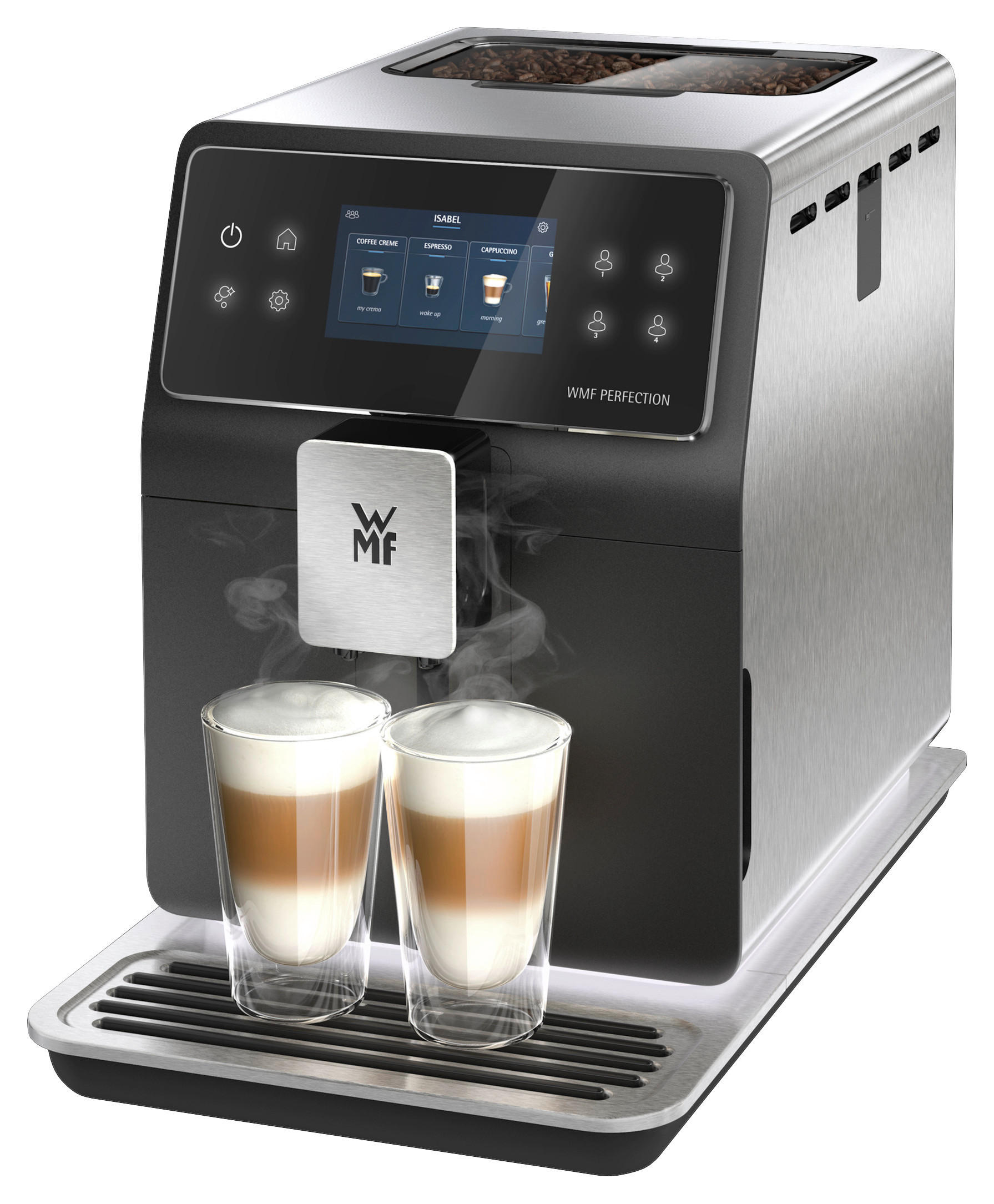 APARAT ZA KAVU Perfection  - boje oplemenjenog čelika/crna, Basics, metal (28,5/39,5/48,0cm) - WMF