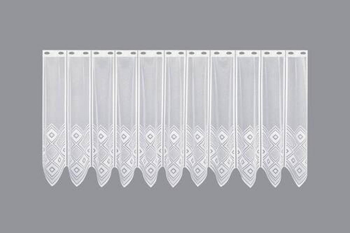 KURZGARDINE  150/52 cm  - Weiß, Basics, Textil (150/52cm)