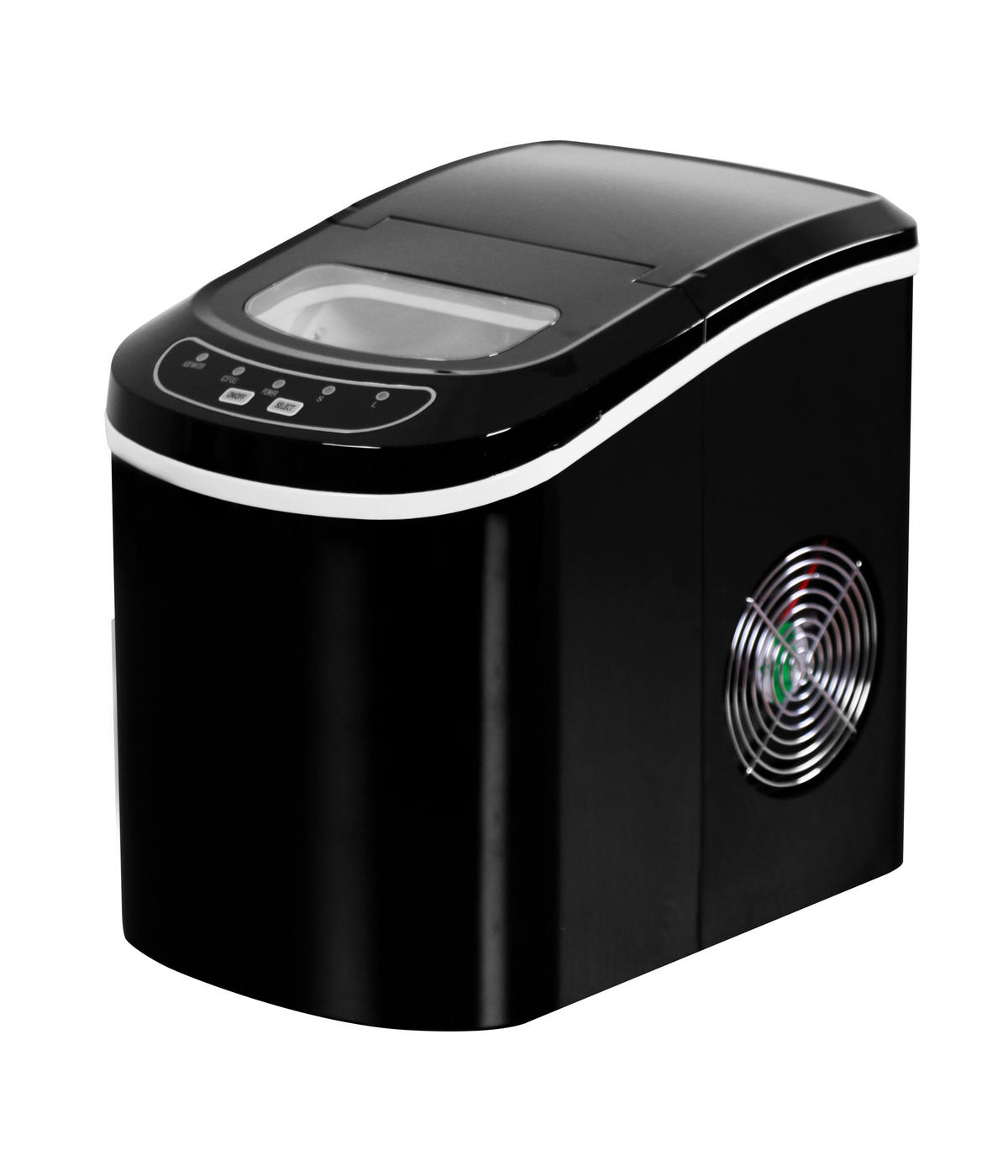 EISWÜRFELMASCHINE NABO EM 1225  - Schwarz, KONVENTIONELL (29,7/36,2/37,8cm) - Nabo