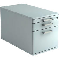 ROLLCONTAINER Grau  - Chromfarben/Grau, KONVENTIONELL, Holzwerkstoff/Kunststoff (42,8/51,2/80cm) - Venda