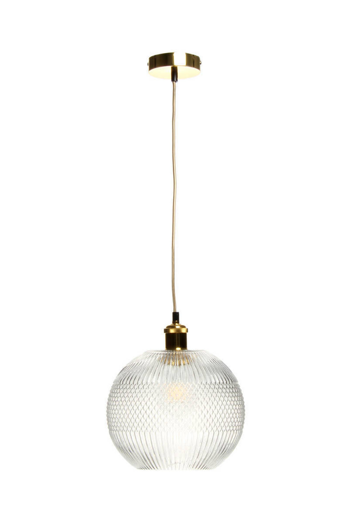 HÄNGELEUCHTE  25/26/25 cm   - Grau, Trend, Glas (25/26/25cm) - Kayoom