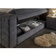 BOXSPRINGBETT 180/200 cm  in Anthrazit  - Anthrazit, KONVENTIONELL, Textil (180/200cm) - Carryhome